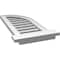 Ekena Millwork Quarter Round Top Right Surface Mount PVC Gable Vent w/ 2"W x 2"P Brickmould Sill Frame, 12"W x 28"H GVPQR12X2803SF - alternate 4